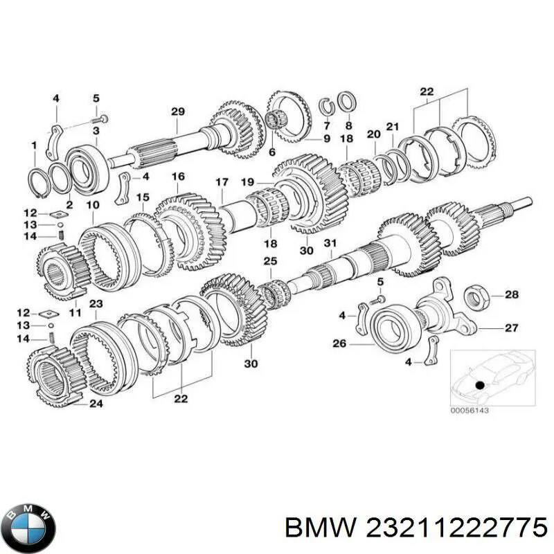 23211222775 BMW 