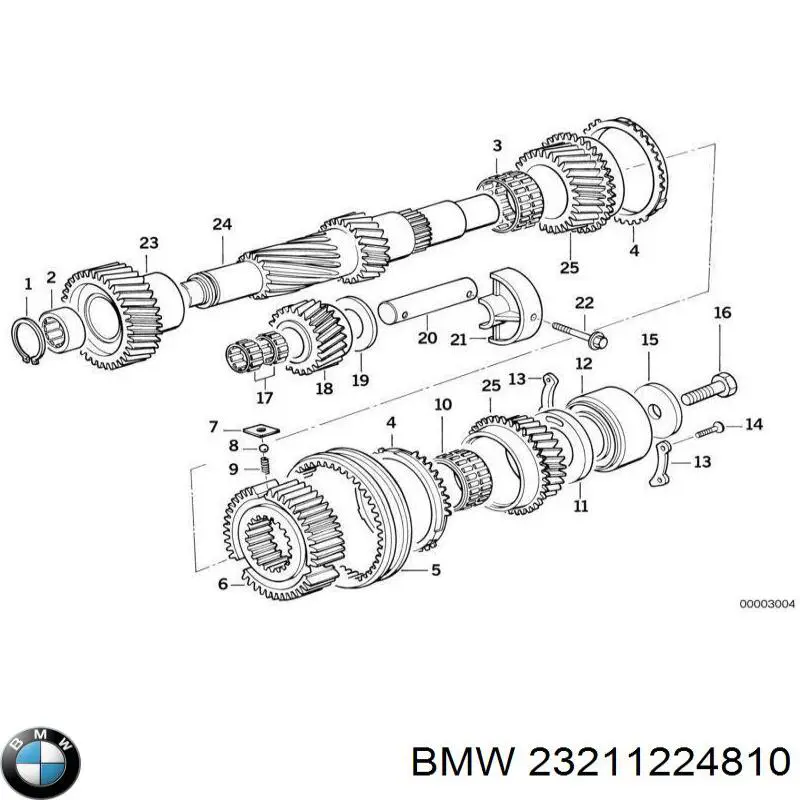 Болт ГБЦ 23211224810 BMW