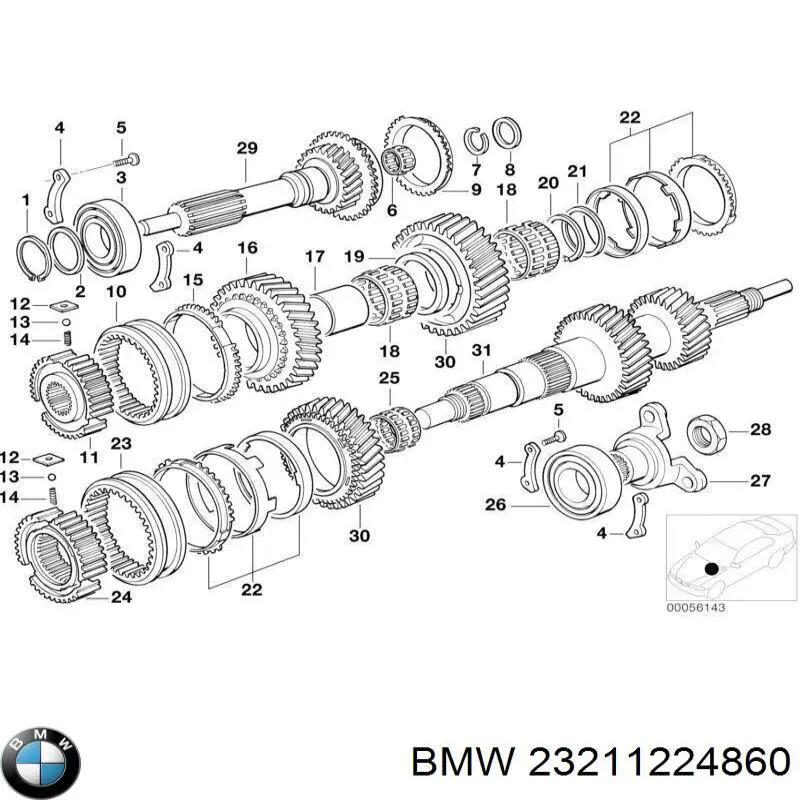 23211224970 BMW 