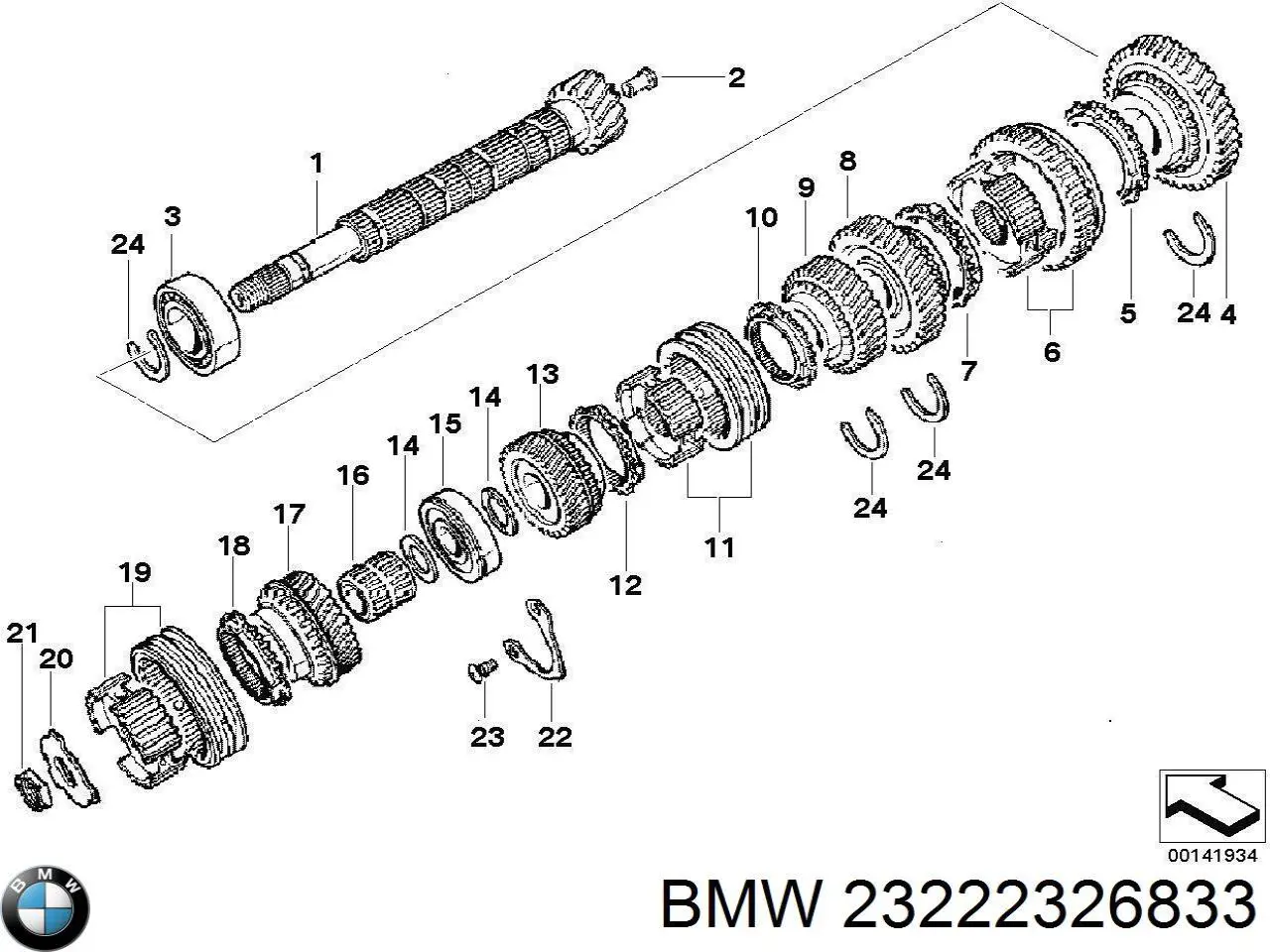 23222326833 BMW 