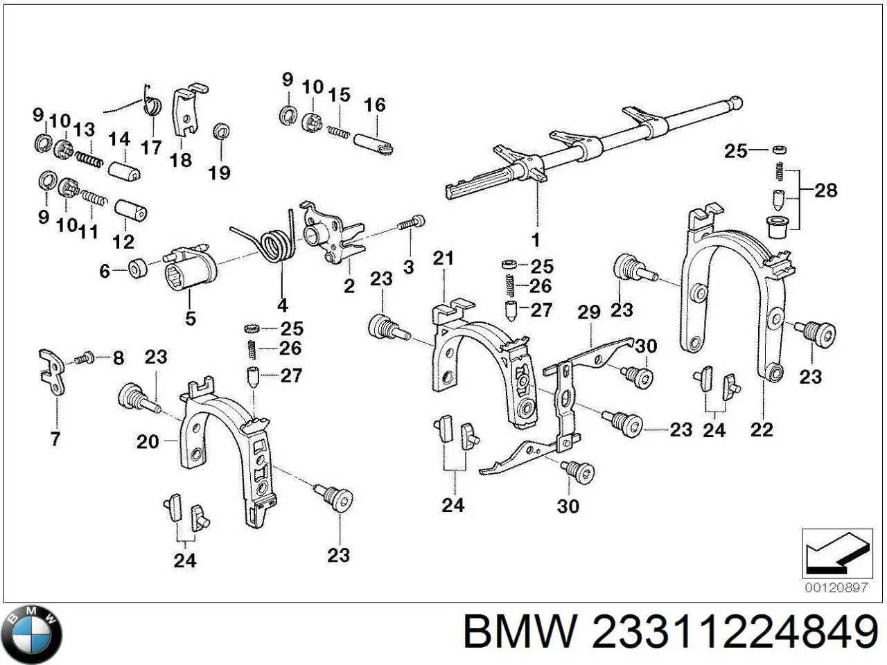 23311224849 BMW 