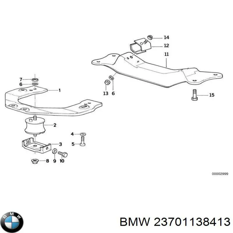 Купить 23701138413 BMW Хомут глушителя