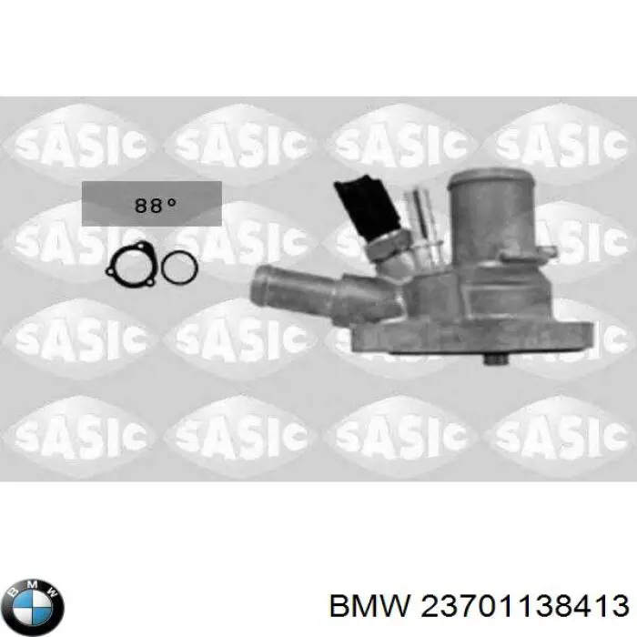 Хомут крепления глушителя задний BMW 23701138413 цена, от 67.58 USD