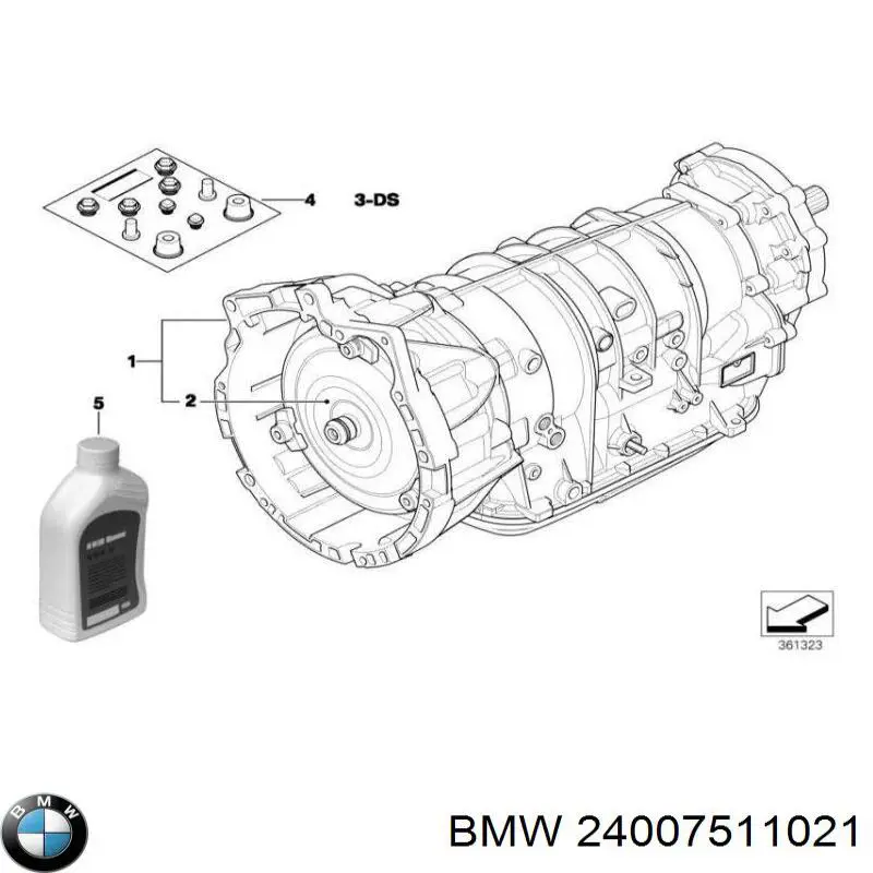 КПП в сборе 24007511021 BMW