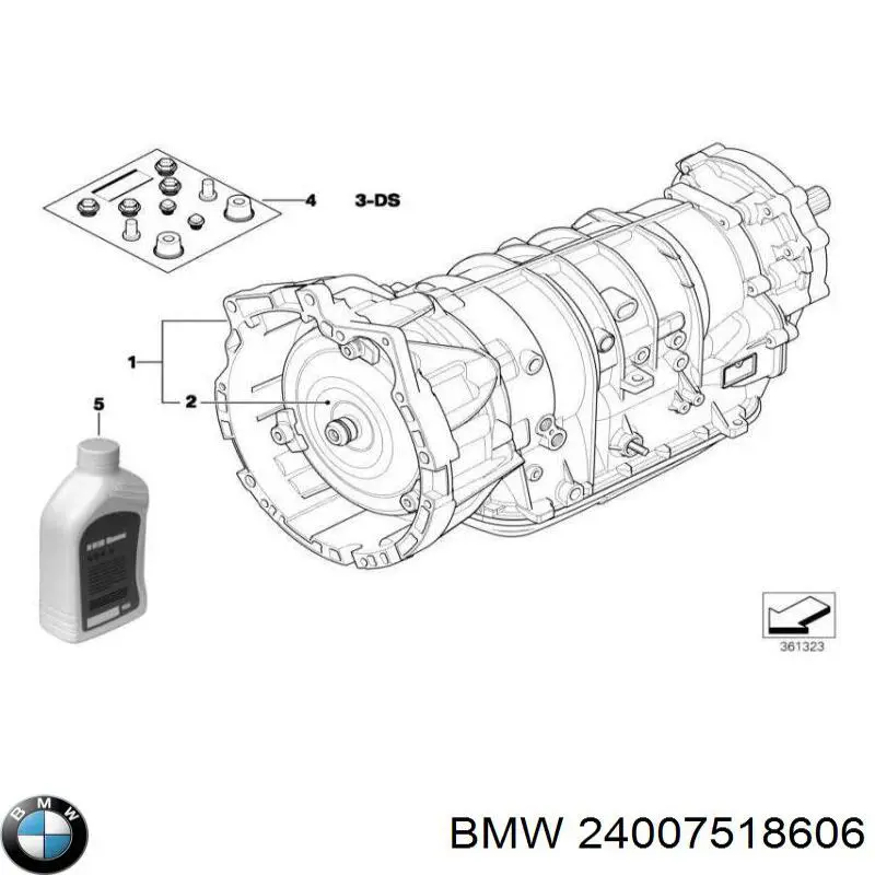 КПП в сборе 24007518606 BMW