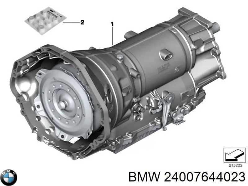 АКПП в сборе (автоматическая коробка передач) BMW 24007644023