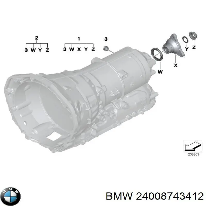 24008743412 BMW 