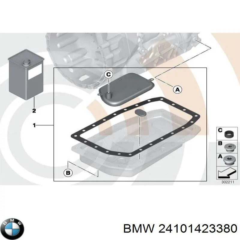 Прокладка поддона АКПП и МКПП BMW 24101423380 цена, от 4.44 USD