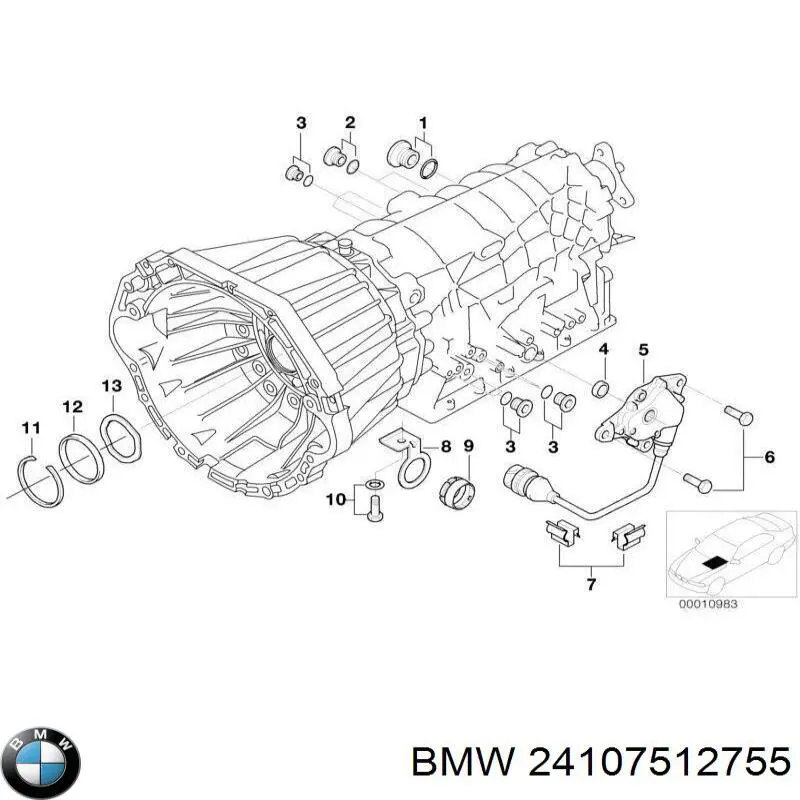 Купить 24107512755 BMW 