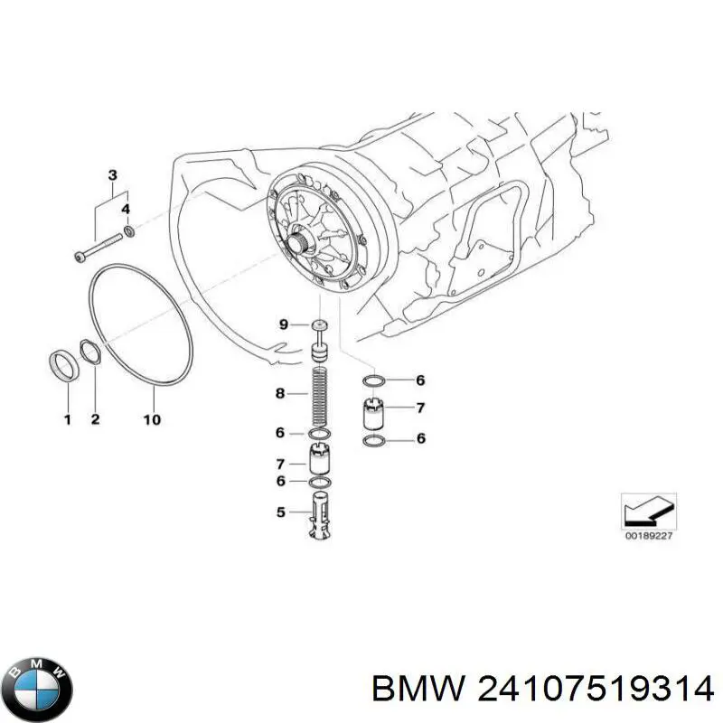 Купить 0734317370 ZF Parts Ремкомплект АКПП