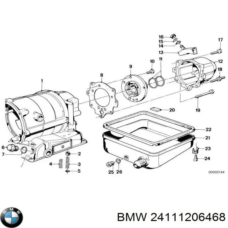 Купить 24111206468 BMW 
