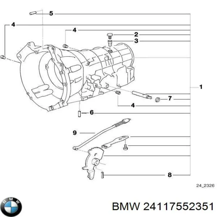 Купить 24100403388 BMW Пробка поддона АКПП