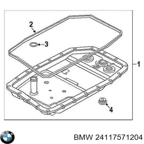 Прокладка поддона АКПП/МКПП на BMW 7 (F01, F02, F03, F04) купить.