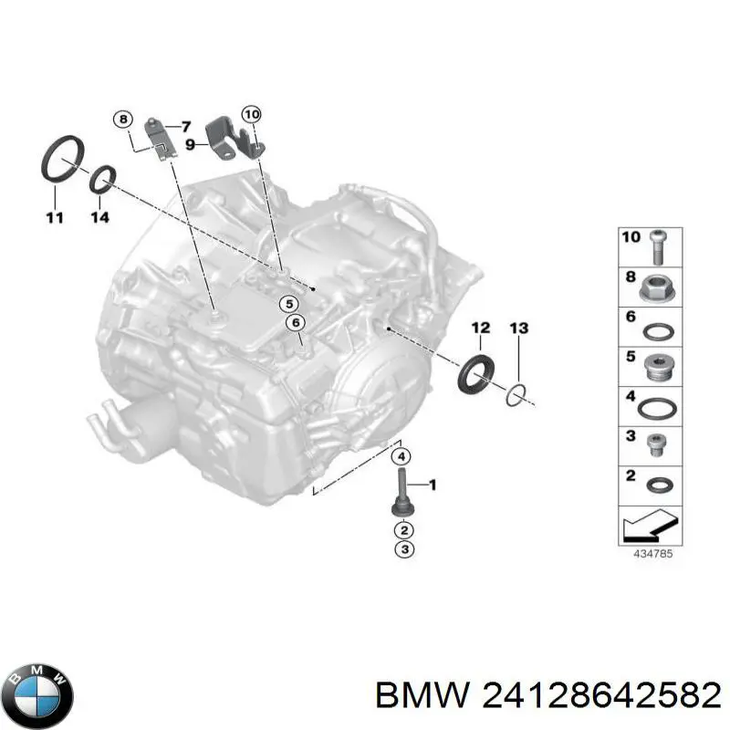  BMW 24128642582 цена, от 42.25 USD
