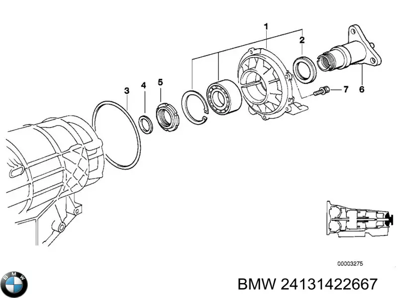 Купить 750111243 ZF Parts Сальник АКПП/КПП (выходного/вторичного вала)
