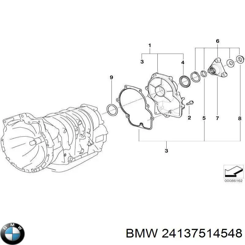 Сальник АКПП/КПП (выходного/вторичного вала) на BMW 3 (E46) купить.