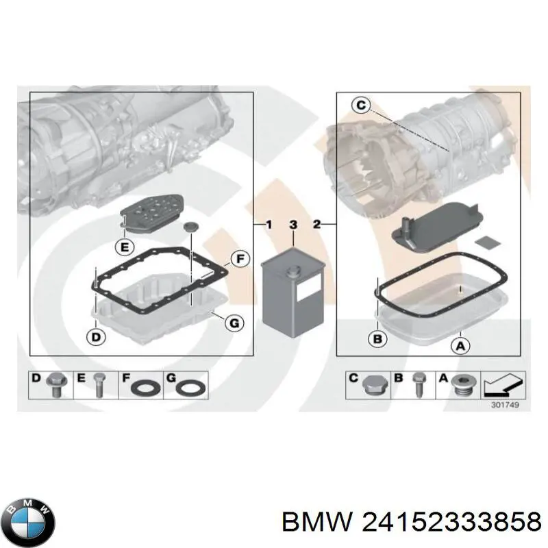 24152333858 BMW фильтр акпп