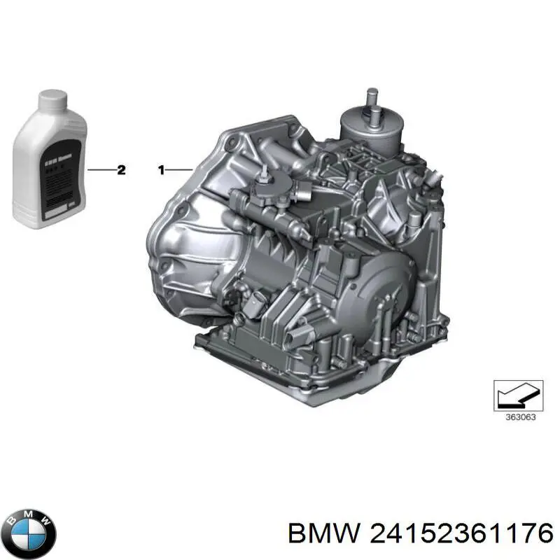 Купить 24152361176 BMW Сервисный комплект для замены масла АКПП