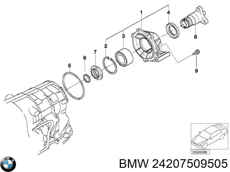  24207509505 BMW