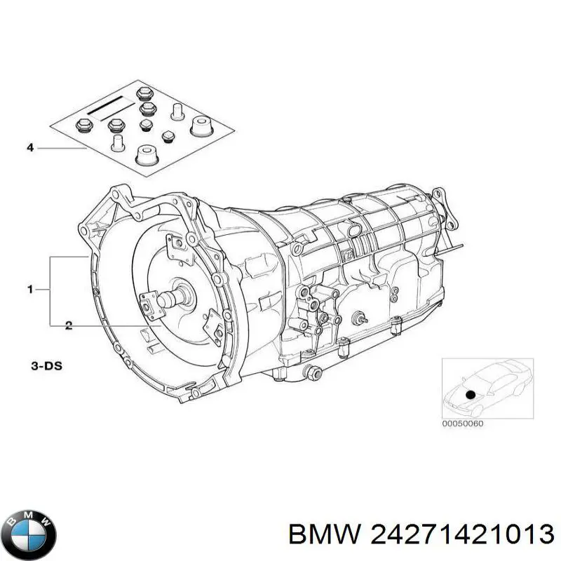 24271421013 BMW vedante de adaptador do filtro de óleo