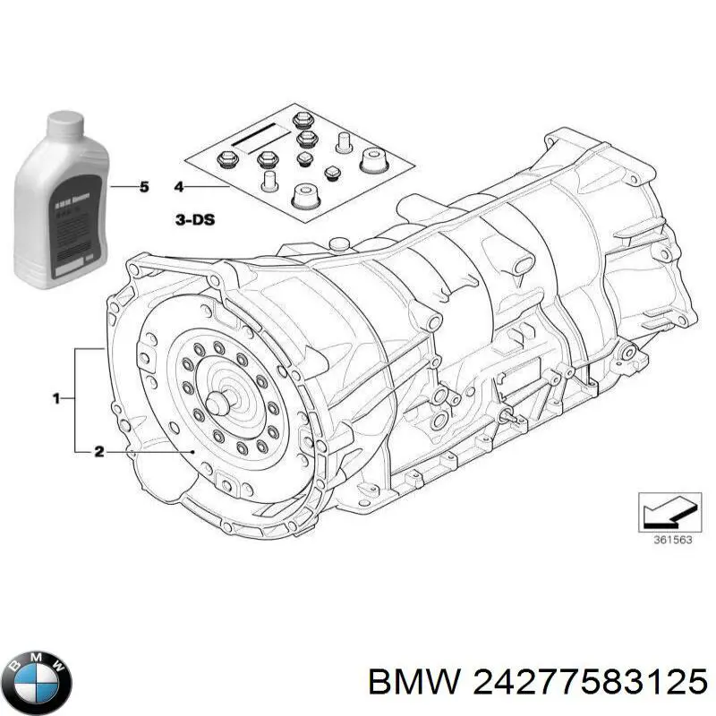 24277552347 BMW kit de reparação da caixa automática de mudança