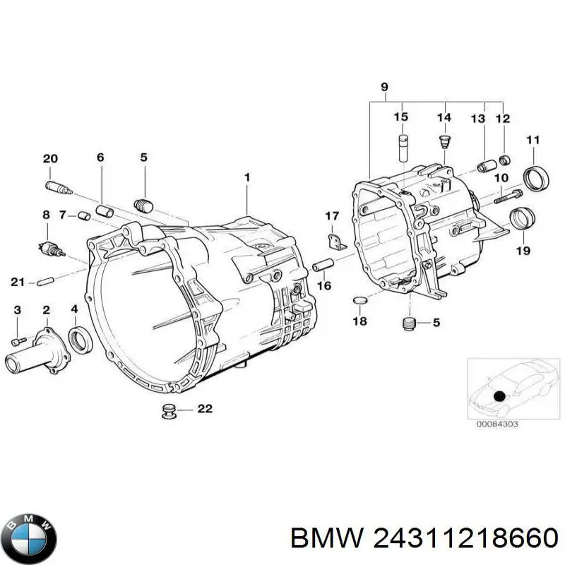 24311218660 BMW Масляный насос двигателя