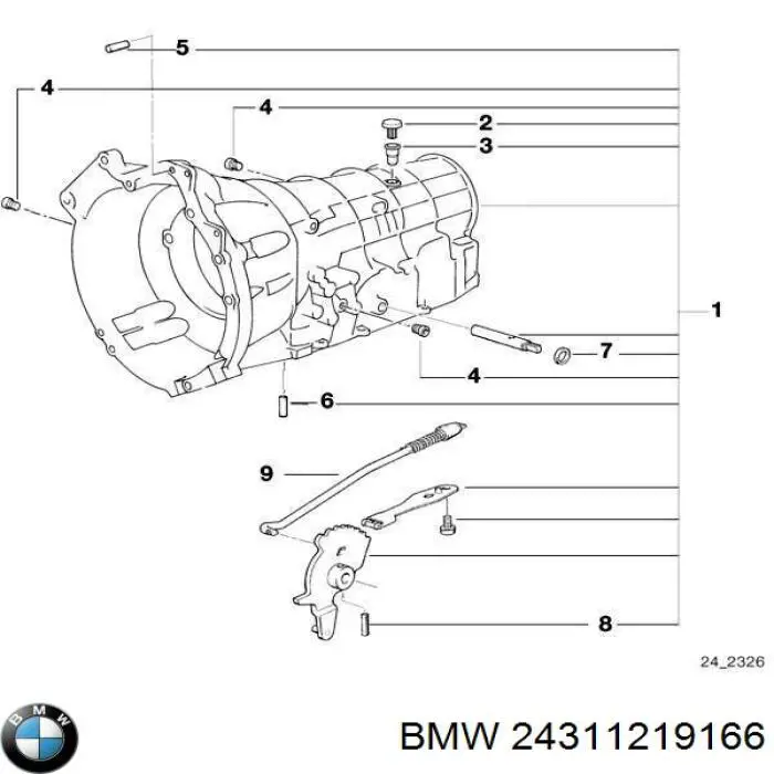 Уплотнение (кольцо) масляного насоса АКПП BMW 24311219166 цена, от 24.14 USD
