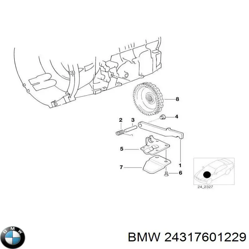  BMW 24317601229 цена, от 8.29 USD