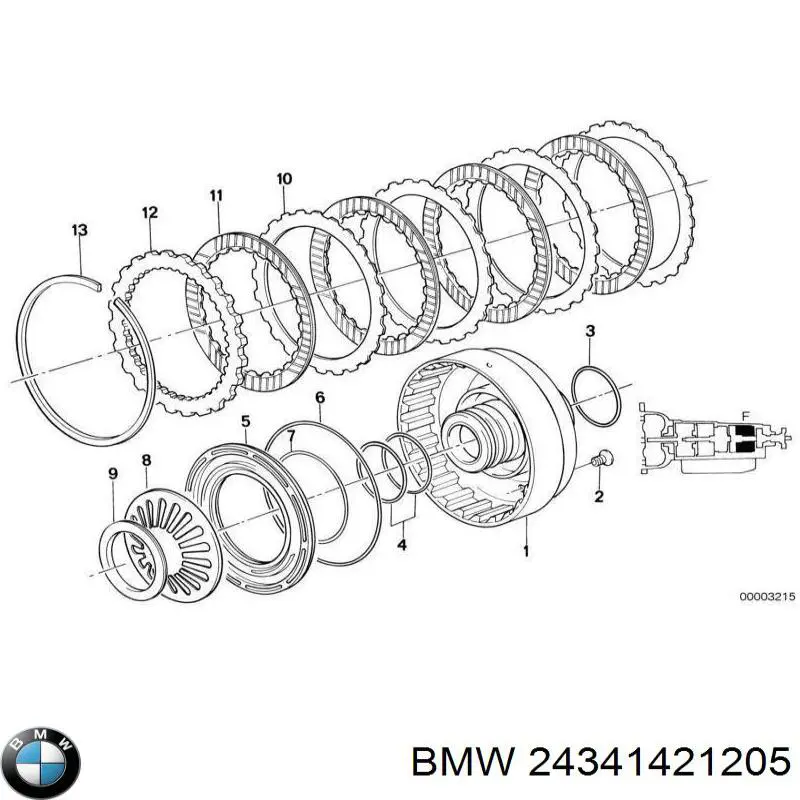 Регулятор холостого хода 24341421205 BMW
