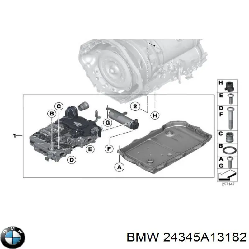  BMW 24345A13182 цена, от 295.01 USD