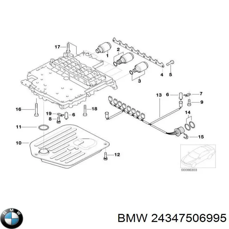  BMW 24347506995 цена, от 86.35 USD