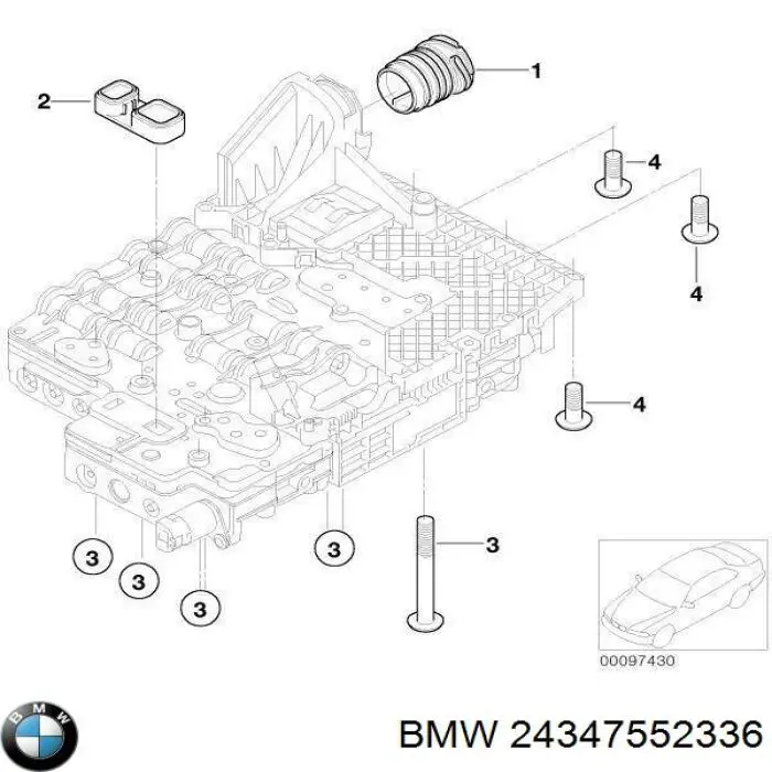 Прокладка гидроблока АКПП 3J311002 AND