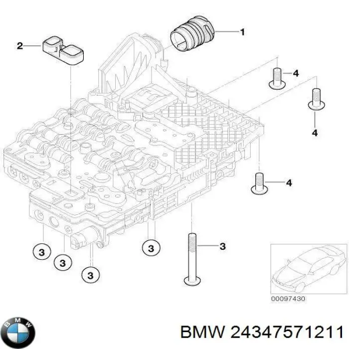 24347571211 BMW vedante de unidade hidráulica da caixa automática de mudança