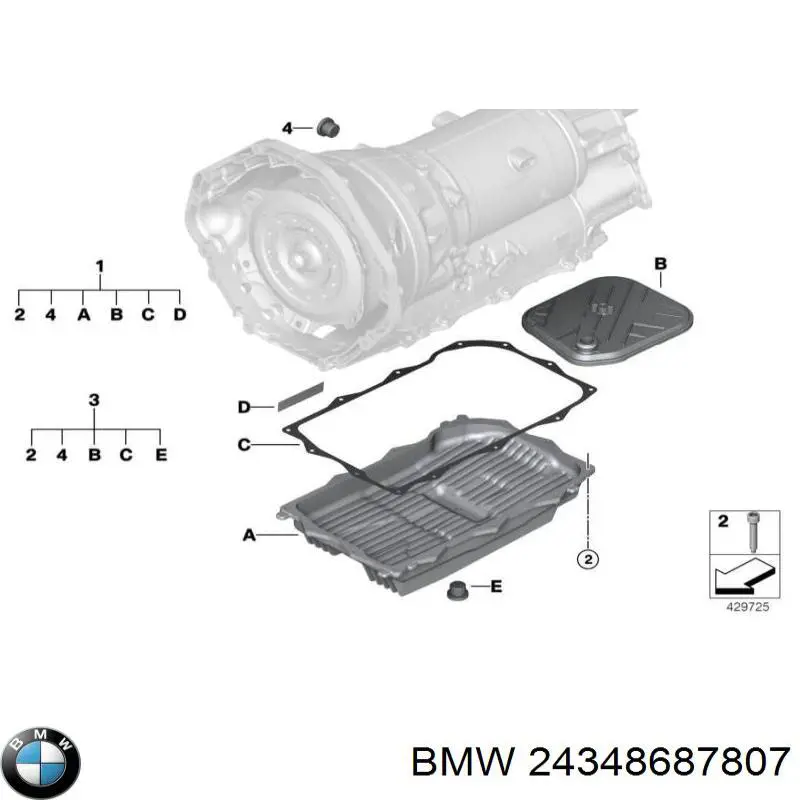 Купить 24348687807 BMW 