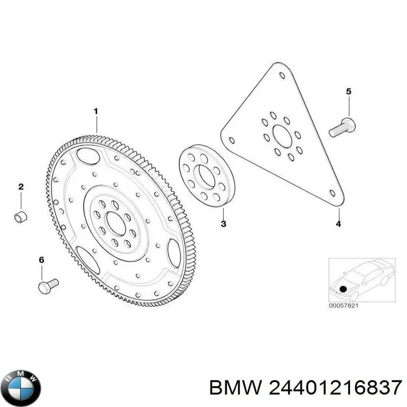 24401216837 BMW 