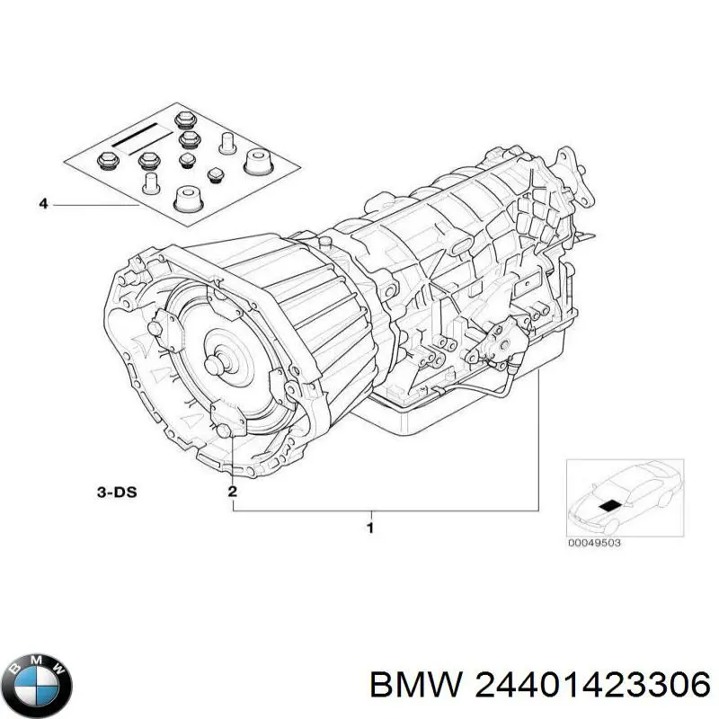 Передача гидромеханическая (ГМП) BMW 24401423306 цена, от 1680.98 USD