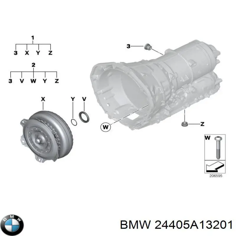 Купить 24405A13201 BMW Передача гидромеханическая (ГМП)