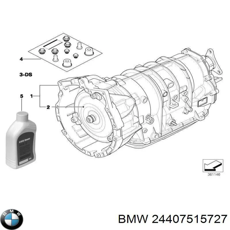 Гидротрансформатор АКПП BMW 24407515727