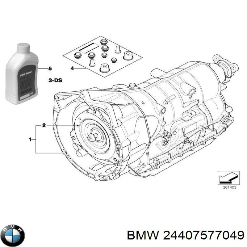 24407565927 BMW Гидротрансформатор автоматической коробки передач