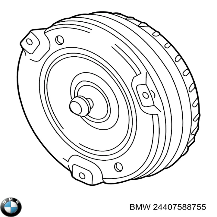 24407588755 BMW Гидротрансформатор автоматической коробки передач