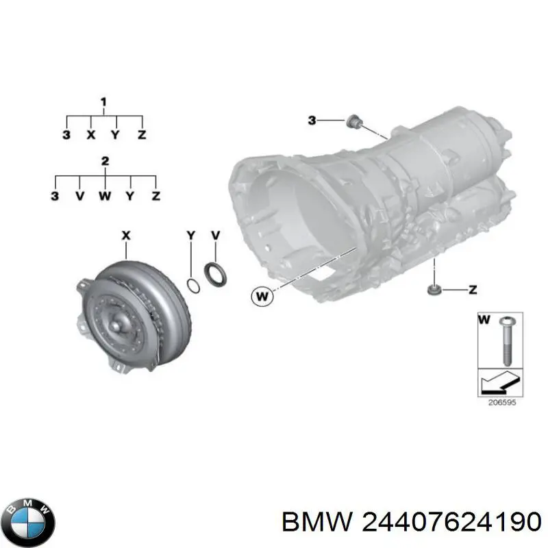 Гидротрансформатор 1090322382 BMW