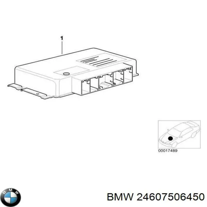  BMW 24607506450 цена, от 49.26 USD