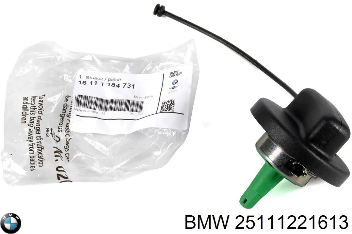 Эмблема рукоятки переключения КПП BMW 25111221613