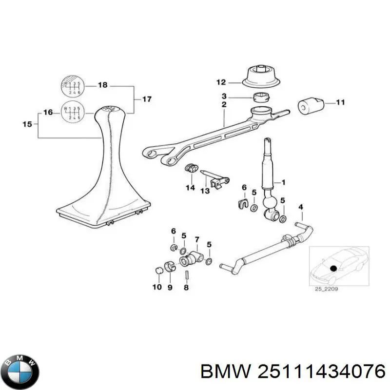  25111434076 BMW