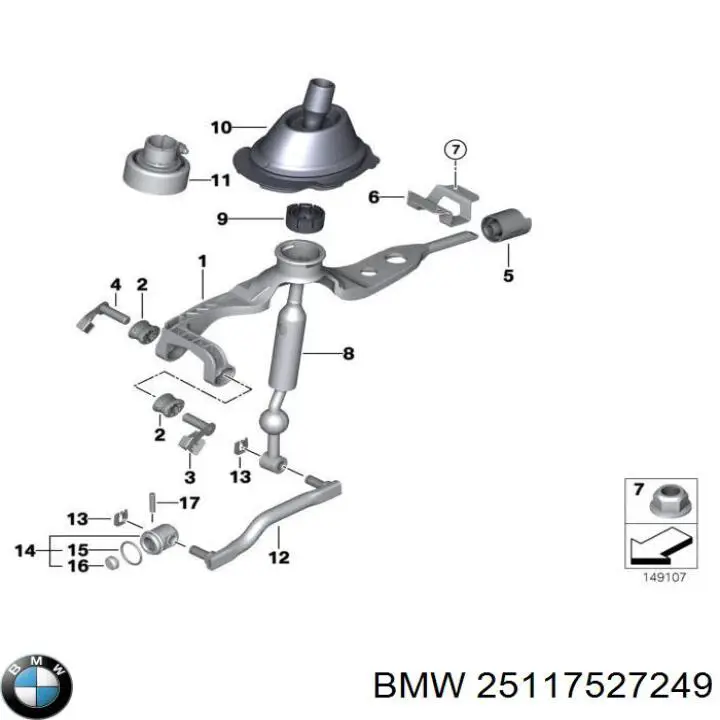 25117527249 BMW avalanca de mudança