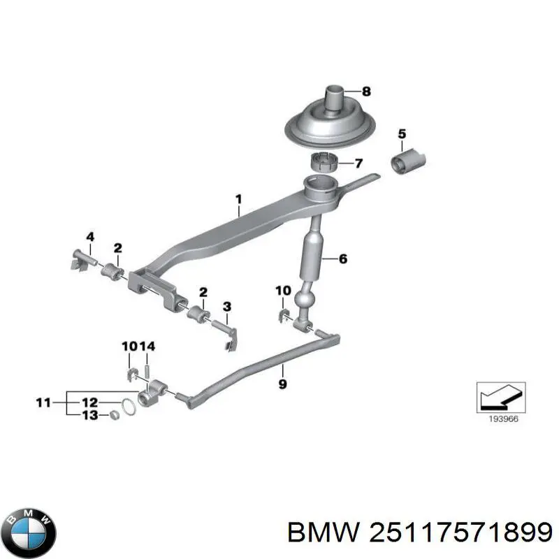 Закладная гайка под саморез BMW 25117571899 цена, от 1.46 USD