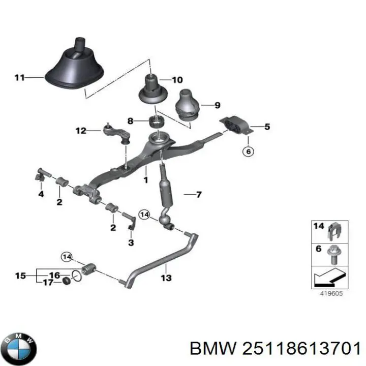  25118613701 BMW