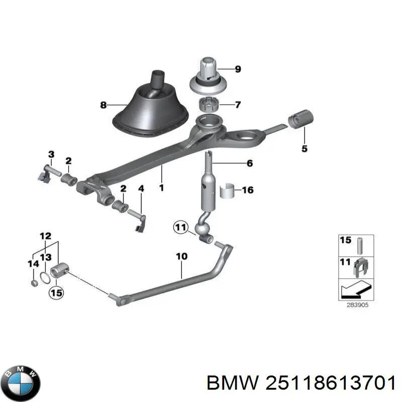  BMW 25118613701 цена, от 64.81 USD