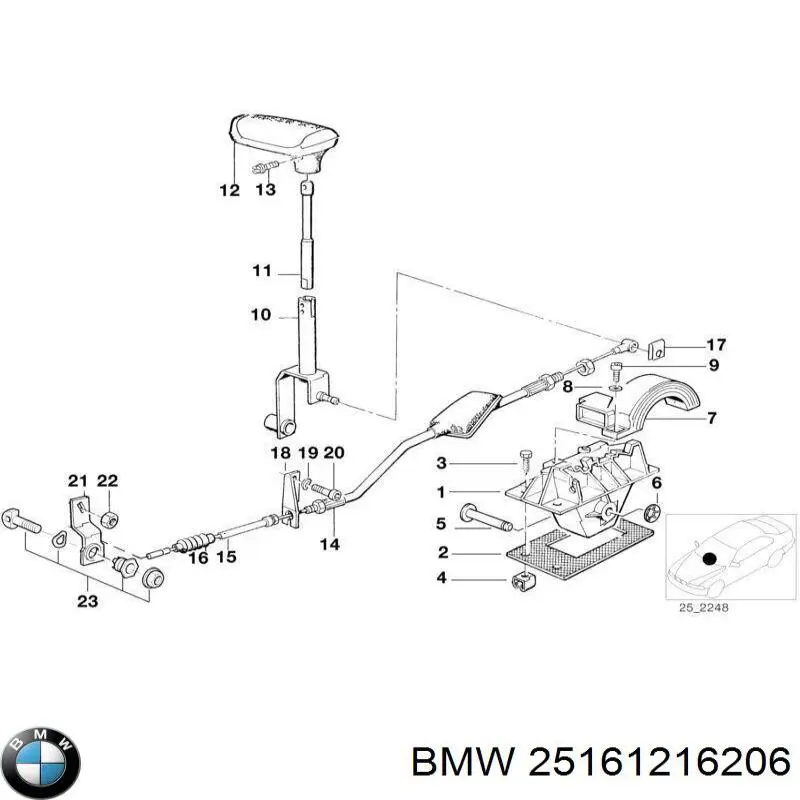  25161216206 BMW