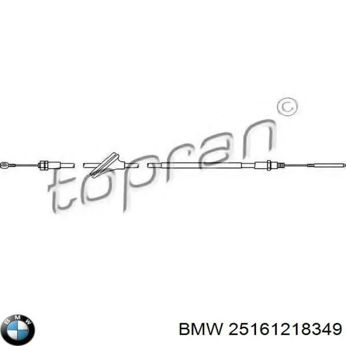 Купить 25161218349 BMW Трос переключения передач